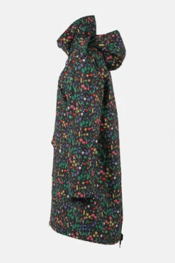 Danefae Daneturell Damen Regenmantel Black Botanical Schwarz Blumen -Derbi Kleidung Geschaft 14327 2 1280x1280