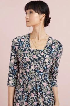 Seasalt Cornwall Seed Packet Damen Kleid Dunkelblau Blumen Folklore -Derbi Kleidung Geschaft 14338 5VSVSWyQmayIld 1280x1280