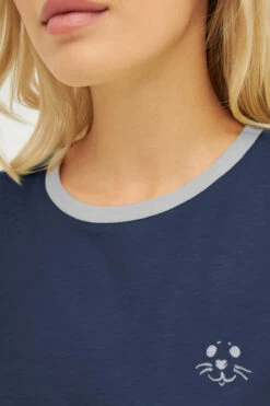 Derbe Robbenschnute Damen T-Shirt Dunkelblau Navy -Derbi Kleidung Geschaft 14345 3 1280x1280