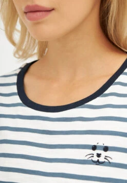 Derbe Robbenschnute Damen T-Shirt Blau Weiß Streifenshirt Orion Blue -Derbi Kleidung Geschaft 14354 3CrXG6Gpmd4loA 1280x1280