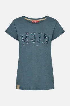 Derbe Flamoin Damen T-Shirt Grün Petrol Laurel Green
