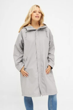 Derbe Wittby Paloma Damen Regenjacke Grau Beige -Derbi Kleidung Geschaft 14364 2 1280x1280