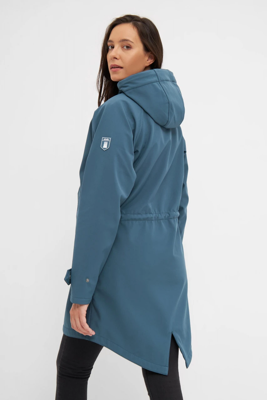 Derbe Island Friese Orion Blue Damen Softshelljacke Blau Nachhaltig 5 Derbe Island Friese Orion Blue Damen Softshelljacke Blau Nachhaltig – Bild 3