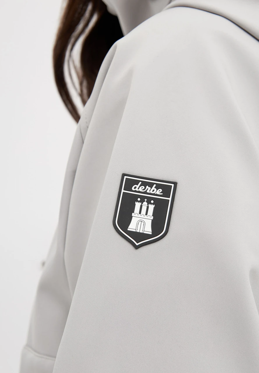 Derbe Peutby Paloma Damen Softshelljacke Hellgrau 9 Derbe Peutby Paloma Damen Softshelljacke Hellgrau – Bild 7