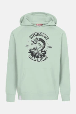 Derbe Hechtsuppe Herren Hoodie Kapuzenpullover Laurel Green Hellgrün