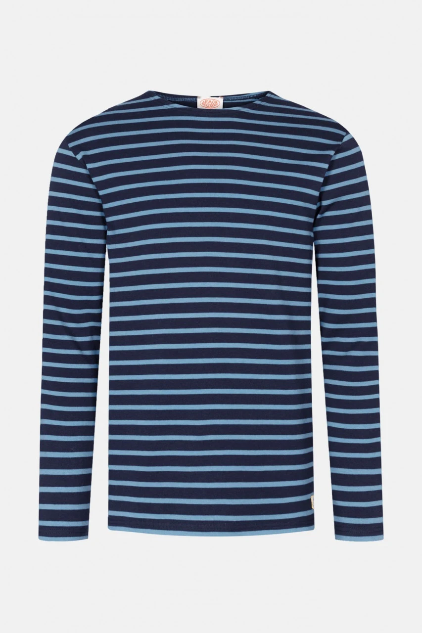 Armor-Lux Armor Lux Streifenshirt Houat Dunkelblau Hellblau Gestreift Herren Mariniere 3 Armor-Lux Armor Lux Streifenshirt Houat Dunkelblau Hellblau Gestreift Herren Mariniere