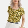 Seasalt Cornwall Appletree Damen Shirt Gelb Weiß Blumen Floral
