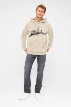 Derbe Hafenschiffer Herren Hoodie Beige Semolina 11 Derbe Hafenschiffer Herren Hoodie Beige Semolina -Derbi Kleidung Geschaft 14410 3 1280x1280