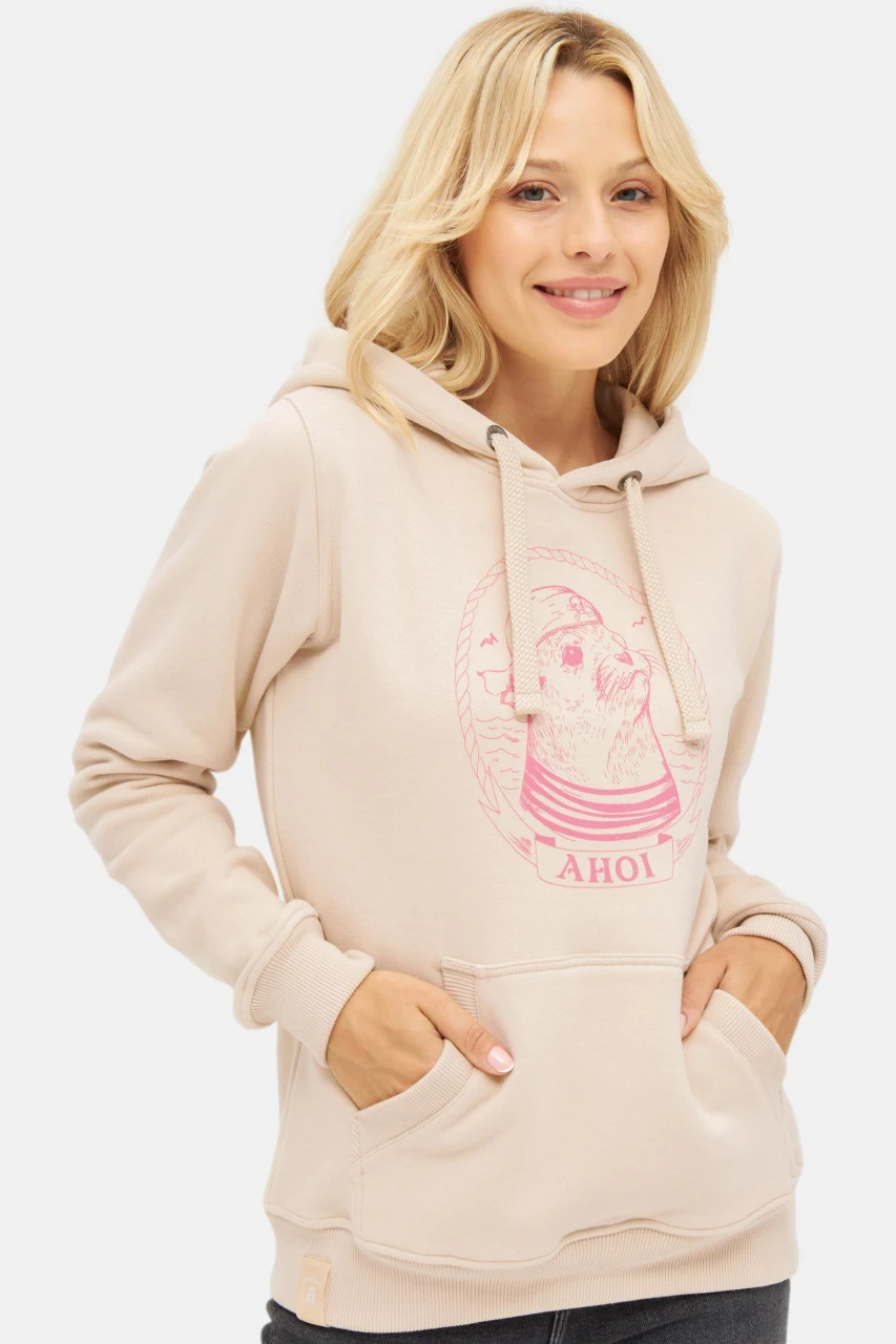 Derbe Matrosenrobbe Hoodie Damen Semolina Beige 4 Derbe Matrosenrobbe Hoodie Damen Semolina Beige – Bild 2