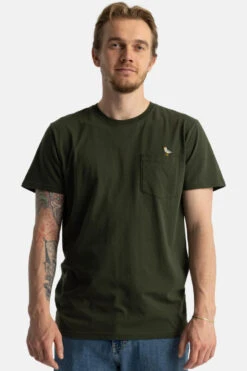 RVLT Herren T-Shirt Oliv Möwe