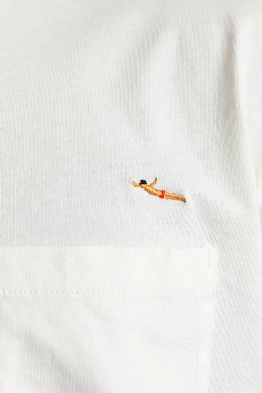 RVLT Herren T-Shirt Weiß Schwimmer 4 RVLT Herren T-Shirt Weiß Schwimmer – Bild 2