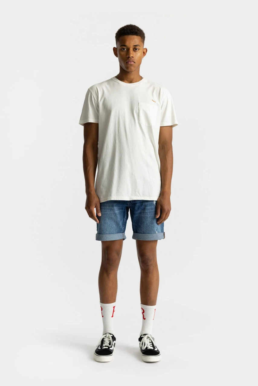 RVLT Herren T-Shirt Weiß Schwimmer 5 RVLT Herren T-Shirt Weiß Schwimmer – Bild 3