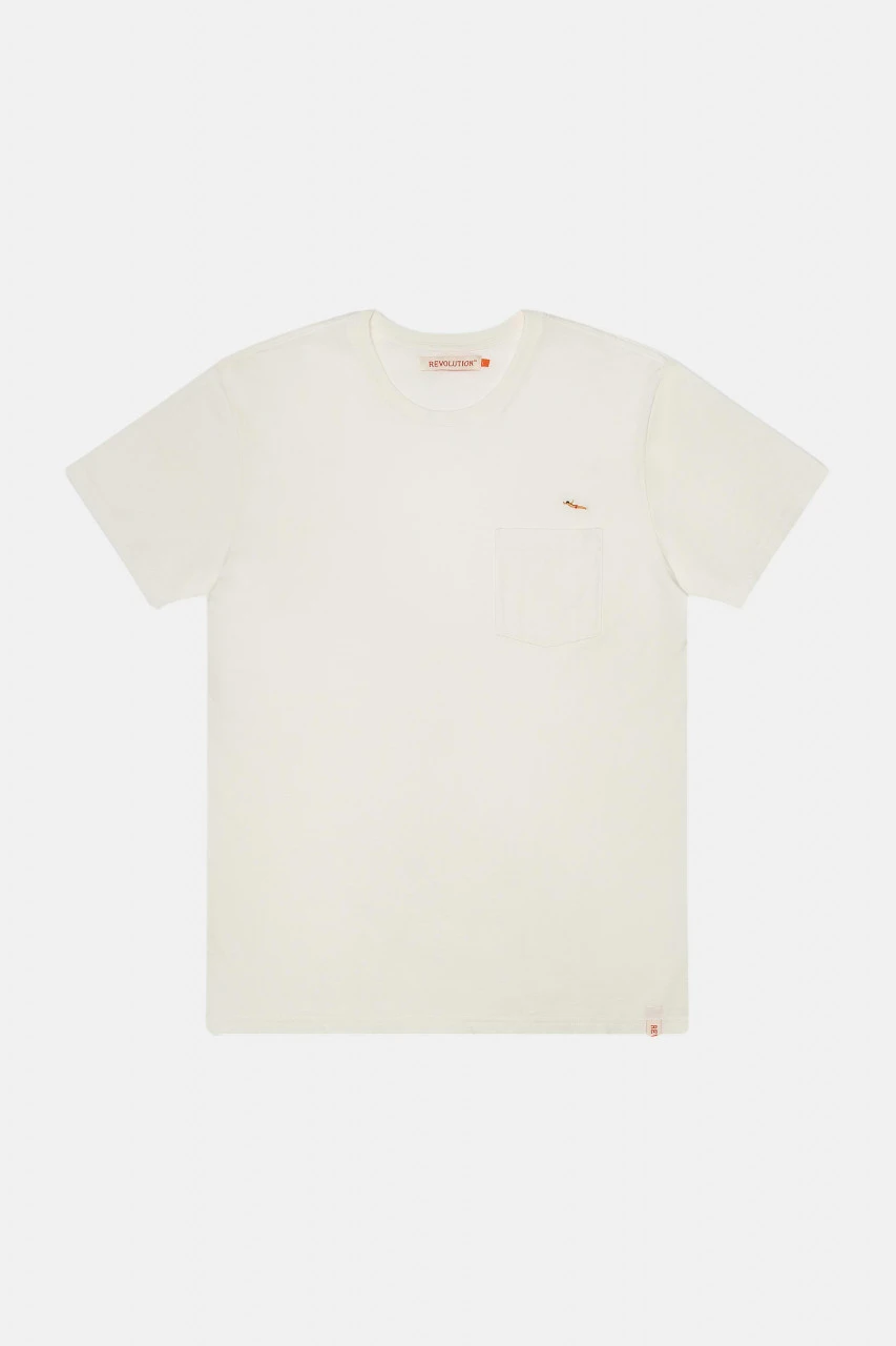 RVLT Herren T-Shirt Weiß Schwimmer 6 RVLT Herren T-Shirt Weiß Schwimmer – Bild 4