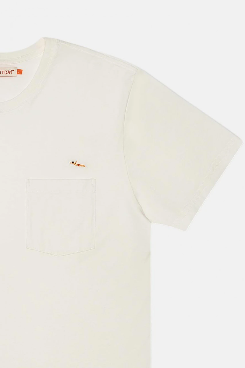 RVLT Herren T-Shirt Weiß Schwimmer 7 RVLT Herren T-Shirt Weiß Schwimmer – Bild 5