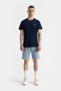 RVLT Herren T-Shirt Dunkelblau Goldfisch Hai 9 RVLT Herren T-Shirt Dunkelblau Goldfisch Hai -Derbi Kleidung Geschaft 14420 2 1280x1280