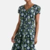 Seasalt Cornwall Villa Damen Kleid Blumen Blau Grün Vintage -Derbi Kleidung Geschaft 14429 0 1280x1280