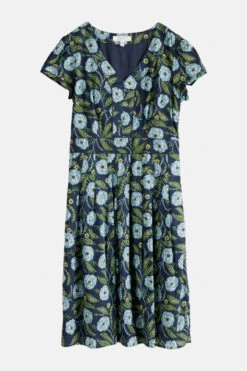 Seasalt Cornwall Villa Damen Kleid Blumen Blau Grün Vintage -Derbi Kleidung Geschaft 14429 4 1280x1280