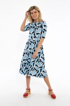 Danefae Danecharlotte Damen Kleid Hellblau Storch -Derbi Kleidung Geschaft 14443 2 1280x1280