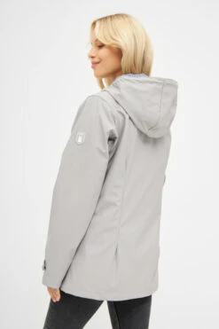 Derbe Pensby Fisher Paloma Damen Regenjacke Grau -Derbi Kleidung Geschaft 14449 2 1280x1280
