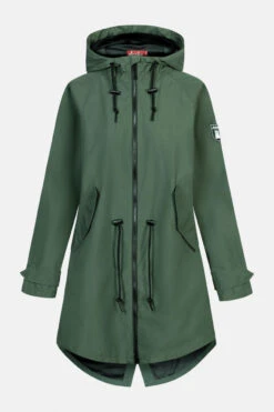 Derbe Ripby Kombu Green Damen Regenparka Grün Nachhaltig