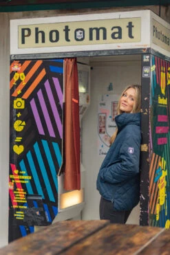 Derbe Quiltby Short Damen Jacke Navy Dunkelblau Nachhaltig -Derbi Kleidung Geschaft 14957 Quiltby 2 1280x1280