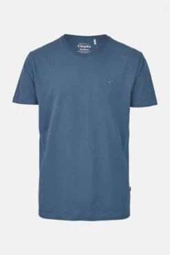 Cleptomanicx Herren T-Shirt Ligull Regular Blau
