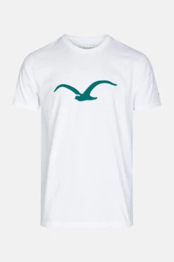 Cleptomanicx Herren T-Shirt Möwe Weiß Grün -Derbi Kleidung Geschaft 15559 ss23 cxtsmowe white evergreen ho si 20 281 293jQkvgShmlCRG 1280x1280