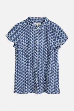 Seasalt Cornwall Rushmaker Bluse Blau Weiß Vögel -Derbi Kleidung Geschaft 15562 Rushmaker 20Shirt 20 20Retro 20Birds 20Marine 20 202 20 281 29llW7nuid0Hdqu 1280x1280