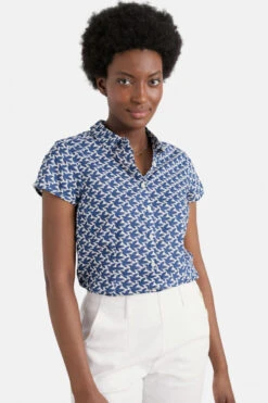 Seasalt Cornwall Rushmaker Bluse Blau Weiß Vögel -Derbi Kleidung Geschaft 15562 Rushmaker 20Shirt 20 20Retro 20Birds 20Marine 20 202 20 282 29DqXIXwrZzQbgI 1280x1280