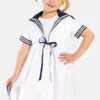 Kinder-Matrosenkleid - Weiß -Derbi Kleidung Geschaft 3100 0 109 1280x1280