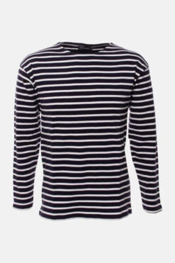 Armor-Lux Armor Lux Loctudy Marine-weiß Streifenshirt Herren