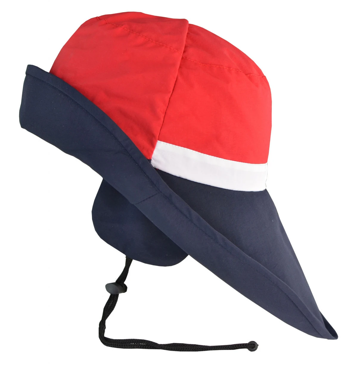 Südwester Wendekopf Marine-Rot Regenhut 5 Südwester Wendekopf Marine-Rot Regenhut – Bild 3