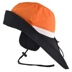Südwester Wendekopf Schwarz-Orange Regenhut -Derbi Kleidung Geschaft 4821 2 1280x1280