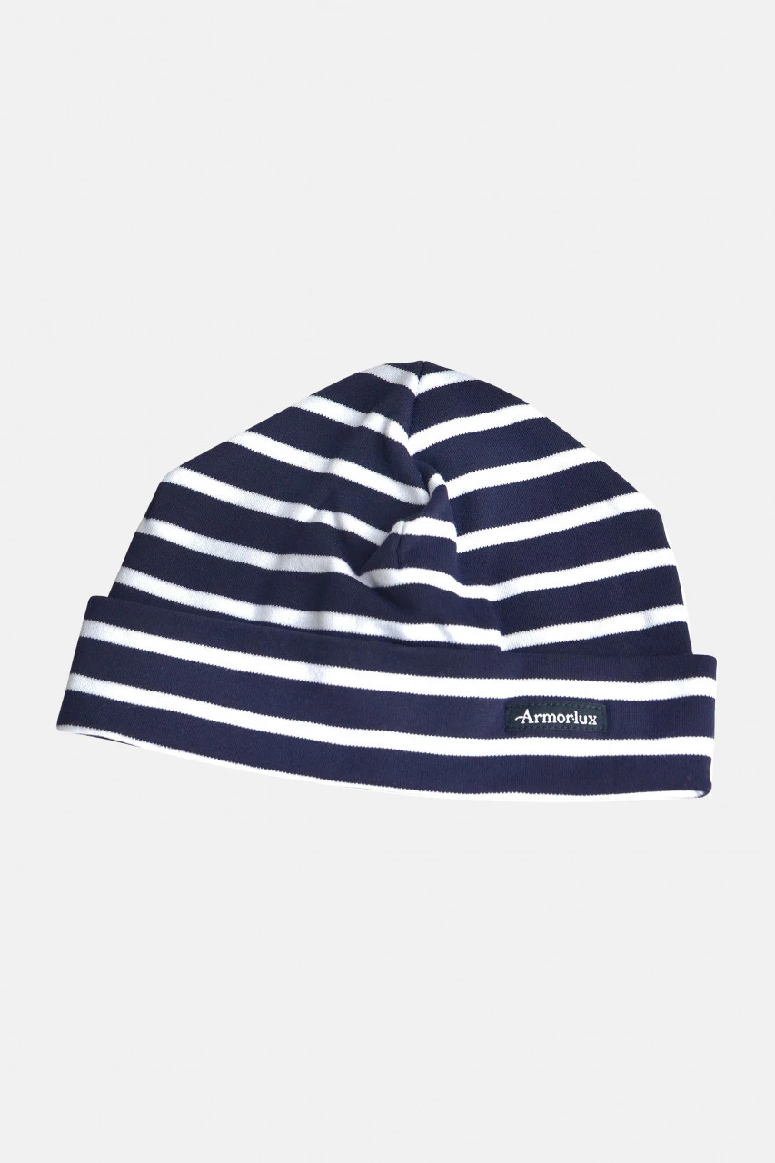 Armor-Lux Armor Lux Mütze Marine-weiß Gestreift - Tréguier Raye 3 Armor-Lux Armor Lux Mütze Marine-weiß Gestreift - Tréguier Raye