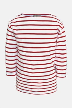 Armor-Lux Armor Lux Kinder-Shirt Weiß-rot - Beig Meil Kid