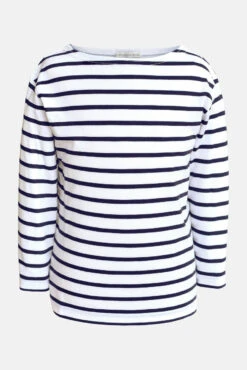 Armor-Lux Armor Lux Kinder-Shirt Weiß-marine - Beig Meil Kid