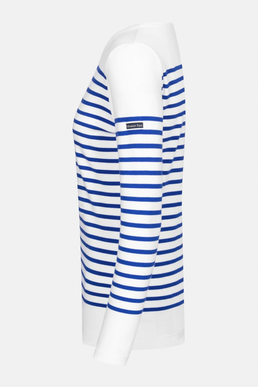 Armor-Lux Damen Matrosenshirt Amiral Armor Lux Weiß Sternblau 4 Armor-Lux Damen Matrosenshirt Amiral Armor Lux Weiß Sternblau – Bild 2
