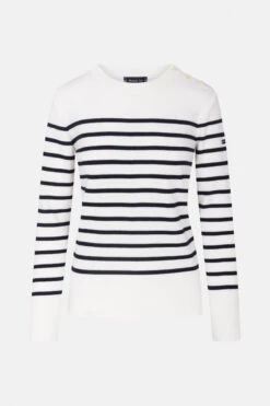 Armor-Lux Armor Lux Damen Pullover Briac Natur-blau