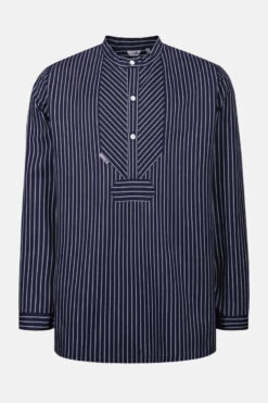 Fischerhemd Original Breit Gestreift