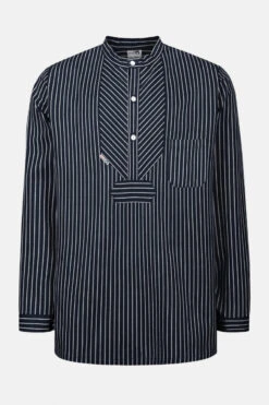 Fischerhemd Basic Breit Gestreift Finkenwerder