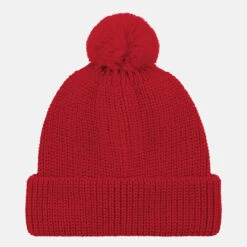 Pudelmütze Rot Hanseheld Bommelmütze