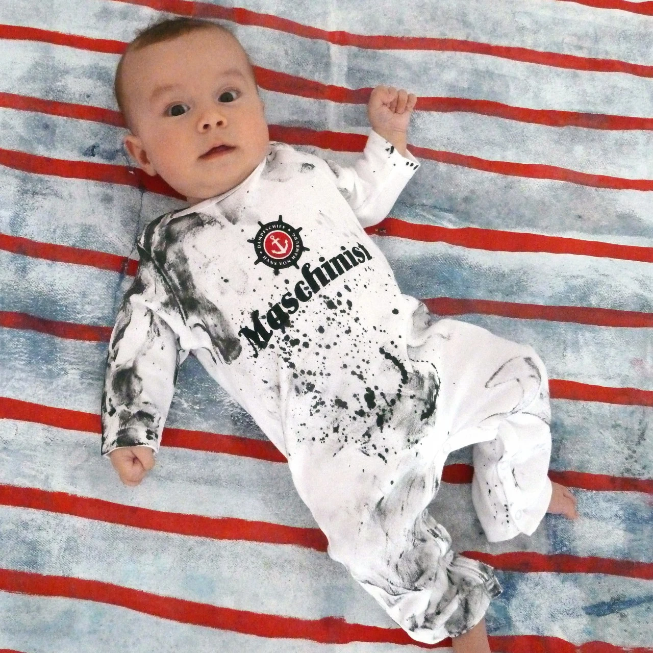 Maschinist Baby Strampler 4 Maschinist Baby Strampler – Bild 2