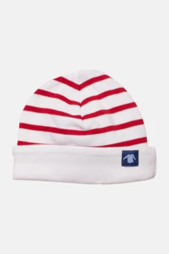 Armor-Lux Armor Lux Baby-Mütze Weiß-rot