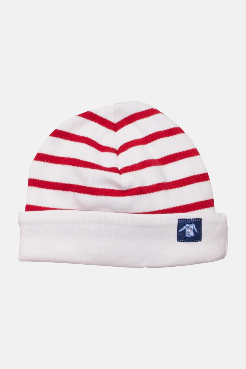 Armor-Lux Armor Lux Baby-Mütze Weiß-rot 3 Armor-Lux Armor Lux Baby-Mütze Weiß-rot