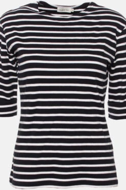 Armor-Lux Armor Lux Cancale 3/4-Arm Streifenshirt Marine-weiß Damen -Derbi Kleidung Geschaft 7933 3ykOyDu4NSwaNb 1280x1280