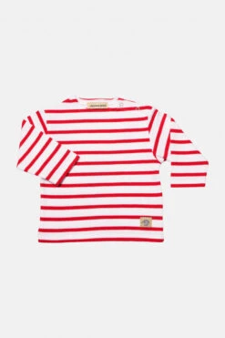 Armor-Lux Armor Lux Baby-Streifenshirt Weiß-rot Loctudy Baby