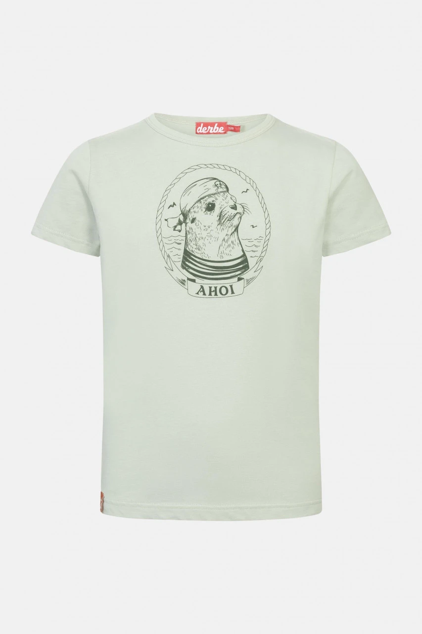 Derbe Matrosenrobbe Kinder T-Shirt Grün 3 Derbe Matrosenrobbe Kinder T-Shirt Grün
