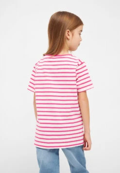 Derbe Sweetdonkey Kinder T-Shirt Pink Gestreift Esel -Derbi Kleidung Geschaft K 104 TSFL Sweetdonkey 20pink 20glo 200360 020 1280x1280