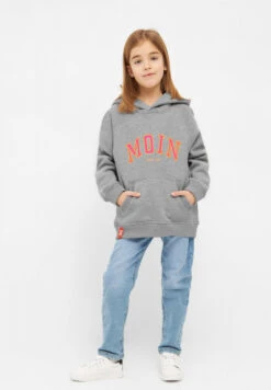 Derbe Moin Kinder Hoodie Grau -Derbi Kleidung Geschaft K 106 HD Moin 20grey 20melange 20021 070 1280x1280