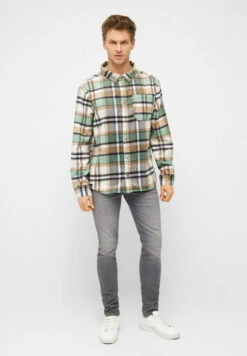 Derbe Checkholm Herren Hemd Grün Braun Kariert 10 Derbe Checkholm Herren Hemd Grün Braun Kariert -Derbi Kleidung Geschaft M 02 XX Checkholm 20check 200604 070 1280x1280